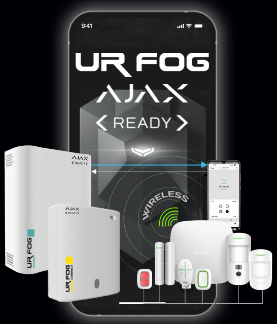 Sistemi nebbiogeni UR FOG Ajax ready GOLD Sistemi nebbiogeni UR FOG Ajax ready GOLD