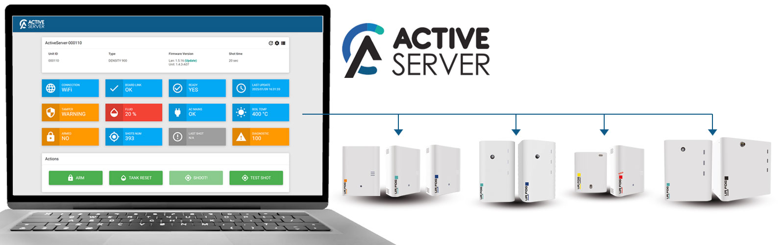 ACTIVE SERVER ACTIVE SERVER for fogging systems URFOG